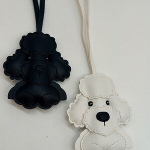 Doodle Bag Charms | Black and White Dogs